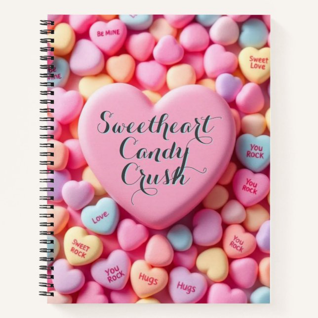 Cuaderno Candy Crush Corazón Dulce (Anverso)