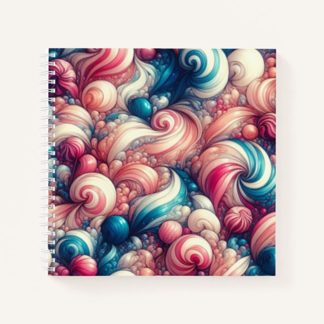 Cuaderno Candy de algodón torcido (Anverso)
