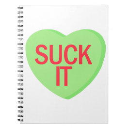 Cuaderno Candy Heart - SUCK IT