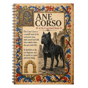 Cuaderno Cane Corso, Arte de Bestiario Medieval