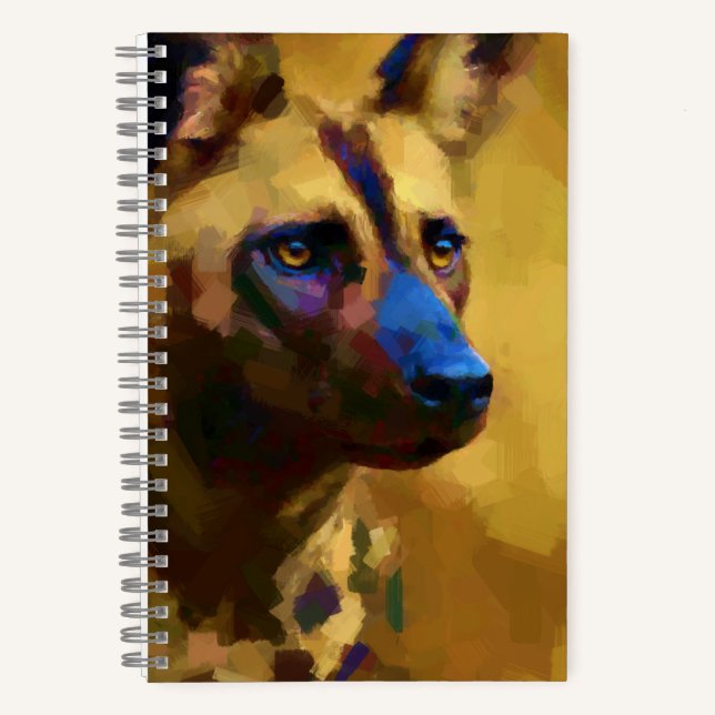 Cuaderno Cane Selvatico Africano (Anverso)
