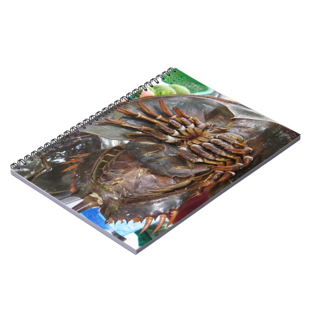 Cuaderno Cangrejo herradura... Comida callejera tailandesa  (Lado Izquierdo)
