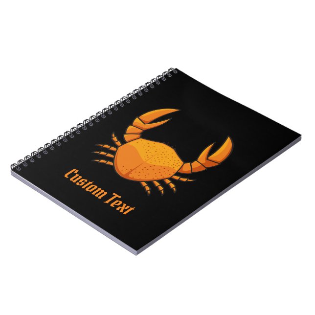 Cuaderno Cangrejo naranja (Lado Izquierdo)