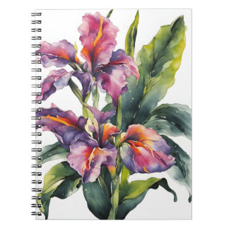 Cuaderno Canna - Flores acuarela