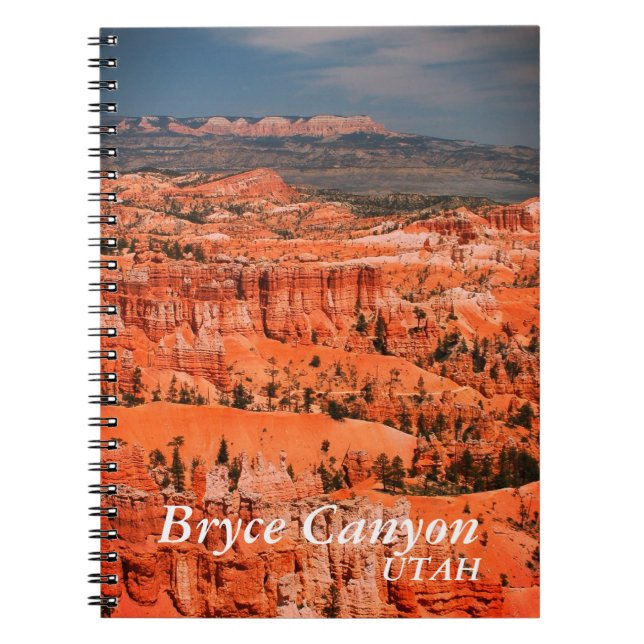 Cuaderno Cañón Bryce, Sunset Point Utah (Frente)