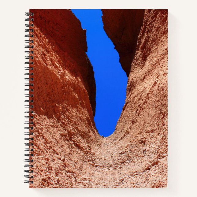 Cuaderno Cañón de Mojave: cielo vertical del desierto (Anverso)