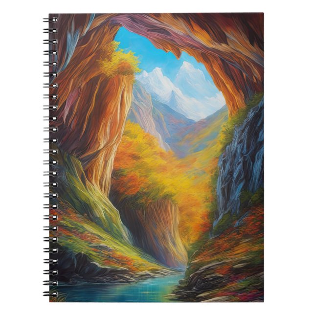 Cuaderno Cañón de otoño colorido (Frente)
