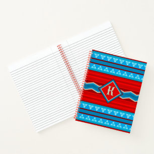 Cuaderno Cañón del río suroeste Turquesa personalizado