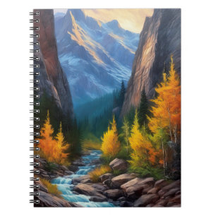 Cuaderno Cañón majestuoso abrazado por otoño