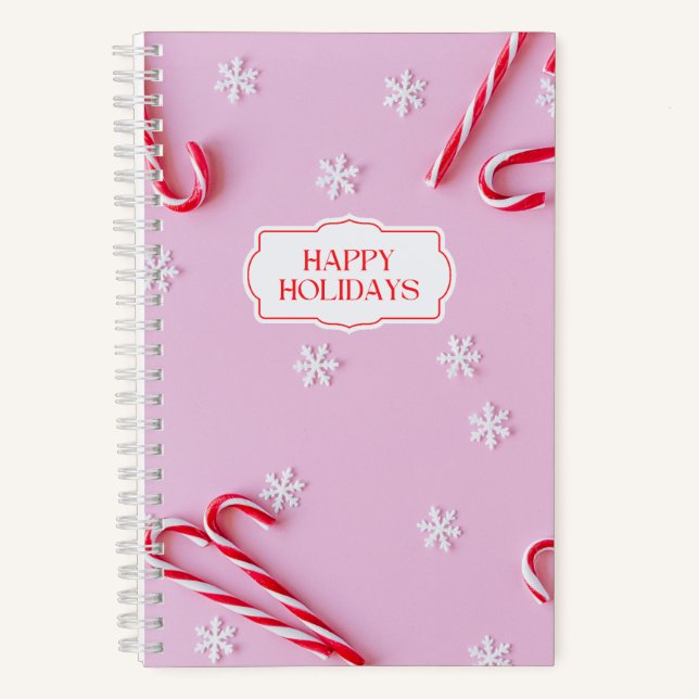 Cuaderno Cañones de caramelo y copos de nieve (Anverso)