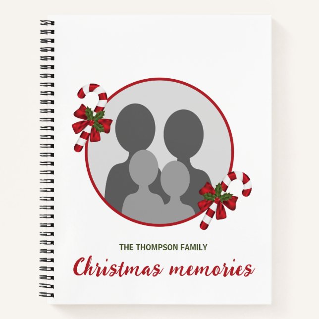 Cuaderno Cañones de Personalizado con plantilla de fotograf (Anverso)