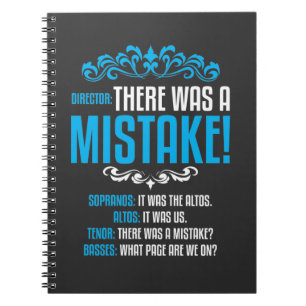 Cuaderno Cantante musical Director Soprano Alto T