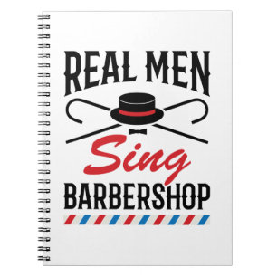 Cuaderno Cantantes de Barbershop de Real Men