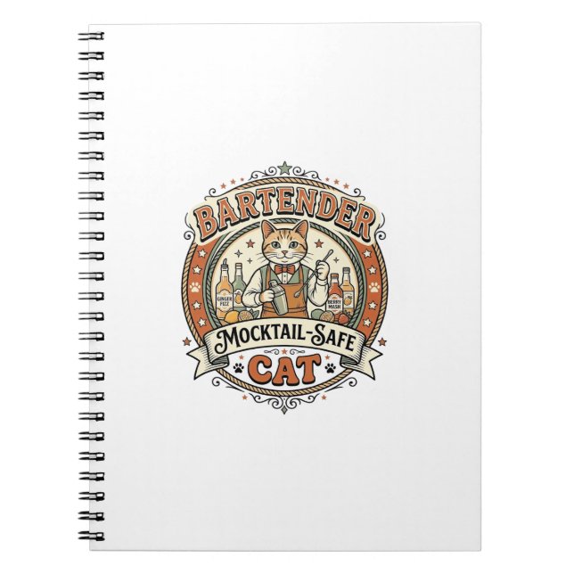 Cuaderno Cantinero Mocktail-Safe Cat Cantinero Mocktail-Seg (Frente)