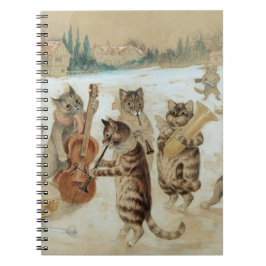 Cuaderno Canto de gatos Carol por Louis Wain