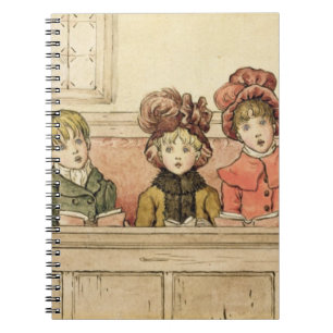 Cuaderno Canto en iglesia (w/c en el papel)