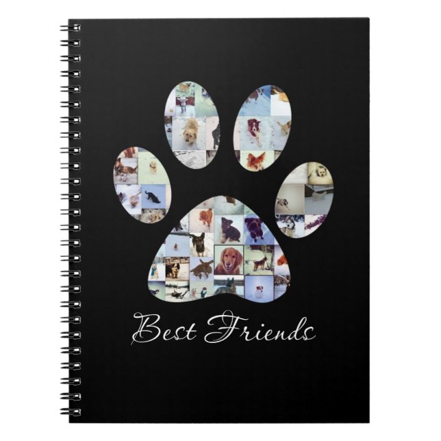 Cuaderno Canvas fotográficas de perras de perro, lienzo de  (Frente)