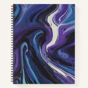 Cuaderno Caos Azul, Violeta y Negro