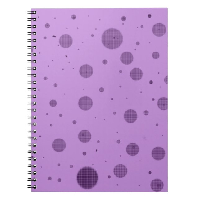Cuaderno Caos de punto púrpura (Frente)