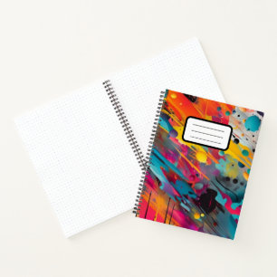Cuaderno Caos Grafiti Salpicadura Viva