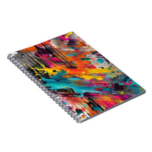 Cuaderno Caos Grafiti Salpicadura Viva