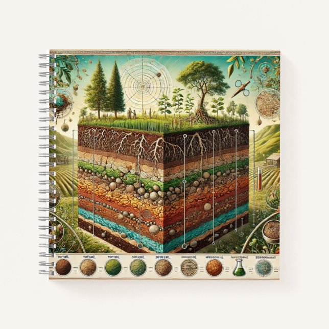 Cuaderno Capas del Suelo & Composición Ecológica (Anverso)