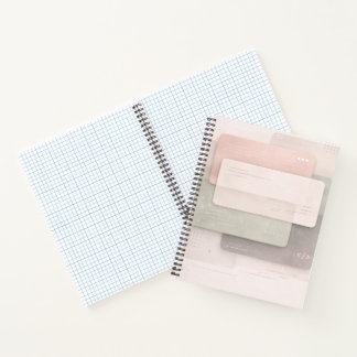 Cuaderno Capas suaves de pastel arte de IA