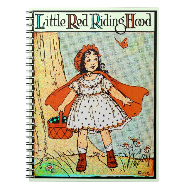 Cuaderno Caperucita Roja Vintage Linda (Frente)