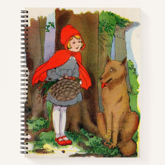 Cuaderno Caperucita roja y el lobo (Anverso)