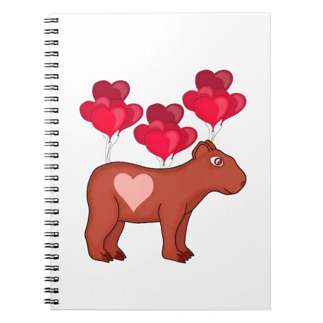 Cuaderno Capibara Corazón Amor (Frente)