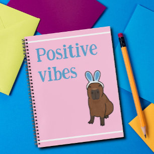 Cuaderno Capibara de vibraciones positivas