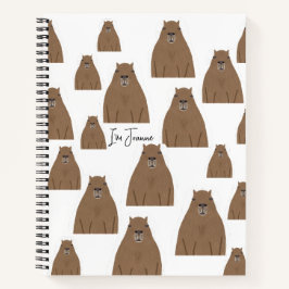 Cuaderno Capibara personalizado