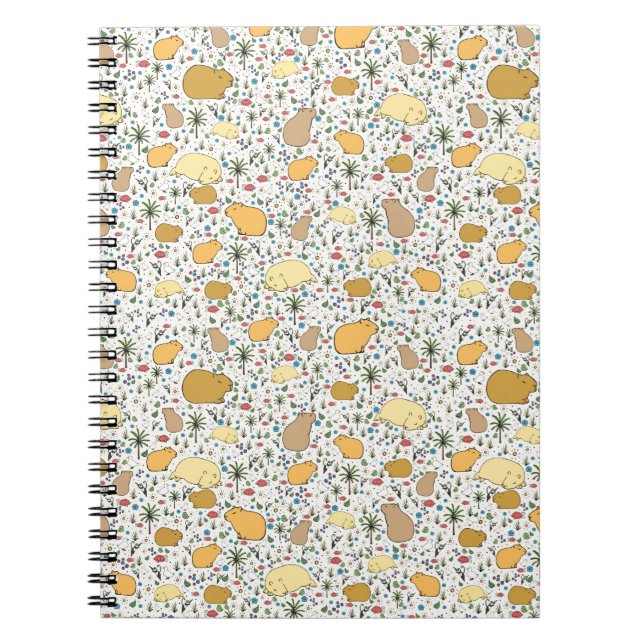 Cuaderno Capibaras en amarillo (Frente)
