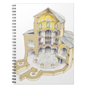 Cuaderno Capilla de Palatine. Aquisgrán. Alemania