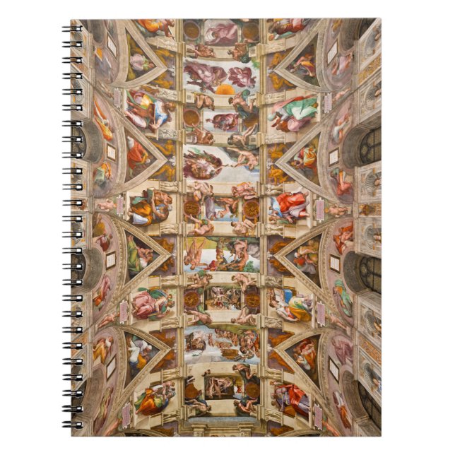 Cuaderno Capilla Sixtina en el techo de Miguel Ángel (Frente)