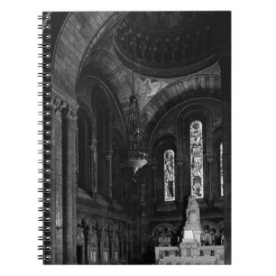 Cuaderno Capilla virgen sacre Coeur Francia París vintage