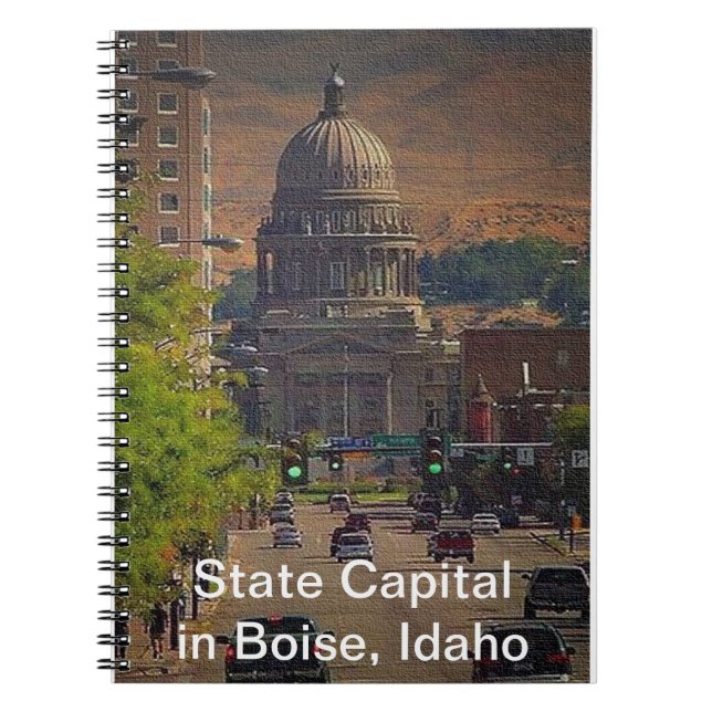 Cuaderno Capital estatal en Boise, Idaho (Frente)
