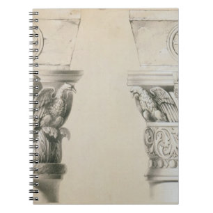 Cuaderno Capitales bizantinos de columnas en el cubo del