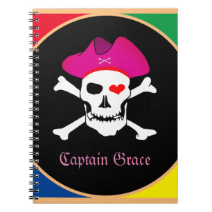 Cuaderno Capitán "Grace" y Piratas - Isla del tesoro/Chica