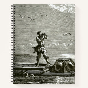 Cuaderno Capitán Nemo de 2000 Ligas bajo el mar