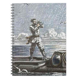 Cuaderno Capitán Nemo Verne 20.000 ligas Arte de Ciencia Fi