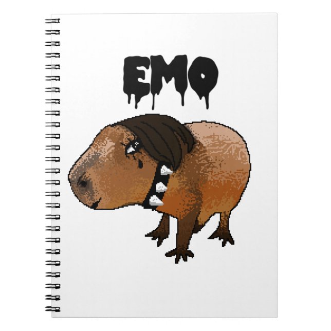 Cuaderno Capivara Emo Caderno (Frente)