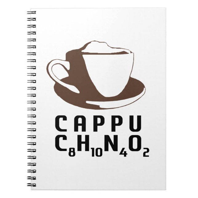 Cuaderno Cappuccino químico (Frente)
