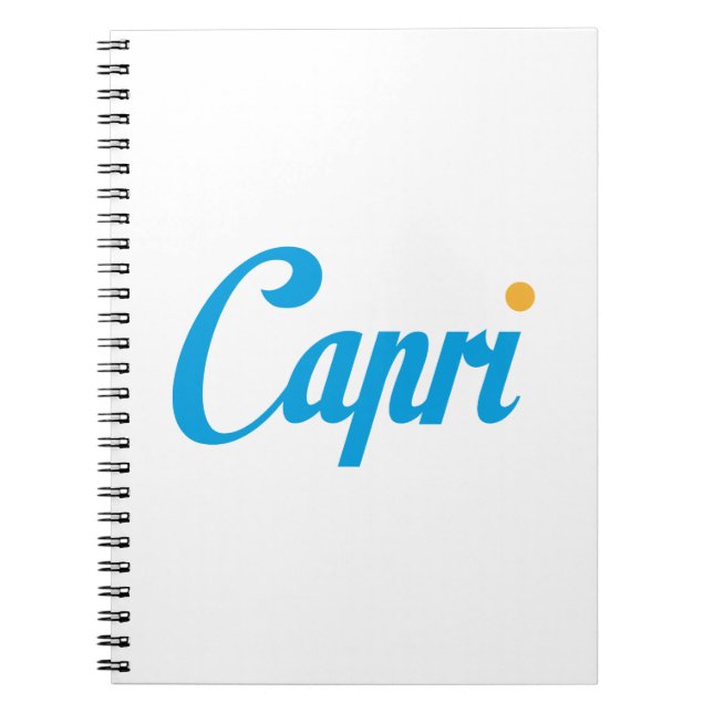 Cuaderno CAPRI Italia (Frente)