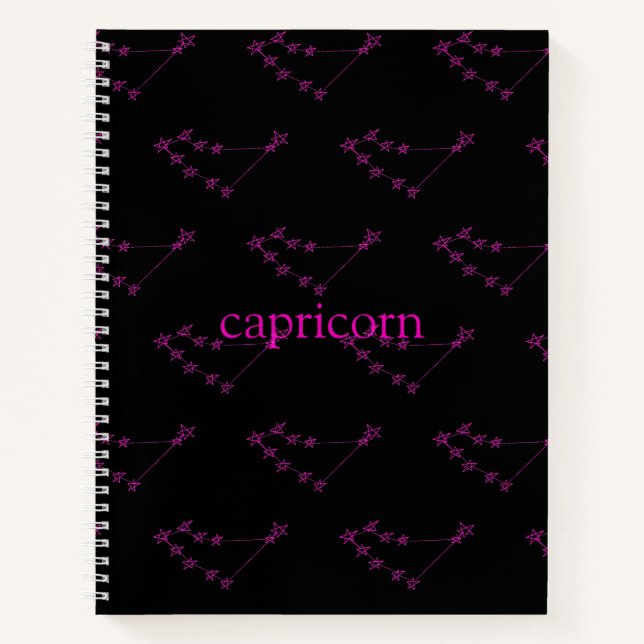 Cuaderno Capricorn Constellation Hardcover Sketchbook (Anverso)