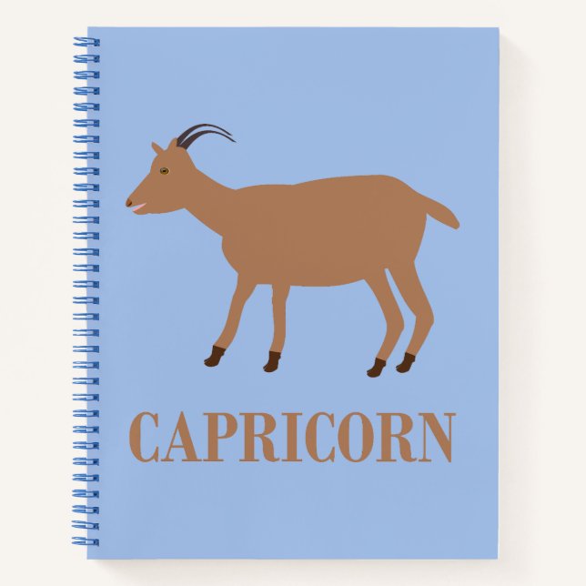 Cuaderno Capricorn Star Sign Goat (Anverso)