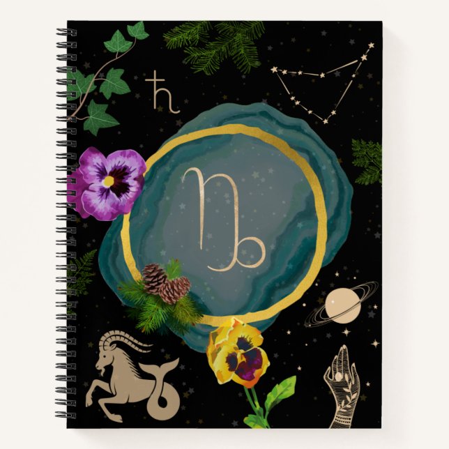 Cuaderno Capricorn Zodiac Journal (Anverso)