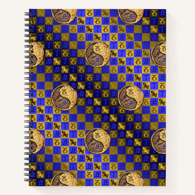 Cuaderno Capricornio & Buey de Fuego (Anverso)