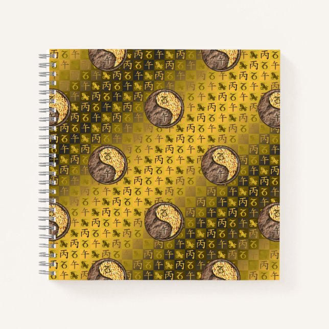 Cuaderno Capricornio & Caballo de Fuego (Anverso)