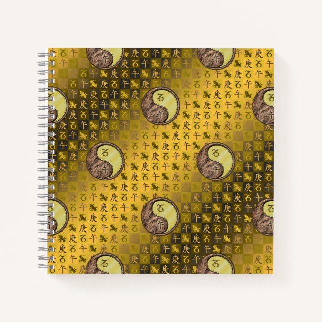 Cuaderno Capricornio & Caballo de Metal (Anverso)